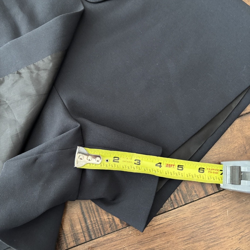 NWT Anthropologie Maeve Preppy Tailored Faux Wrap Skort Black Size 8 Academia - Picture 8 of 12